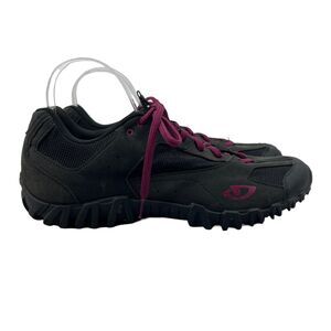 Giro Junction Mountain Biking Shoes Womens 10 Black Sneaker Off Road Cycling